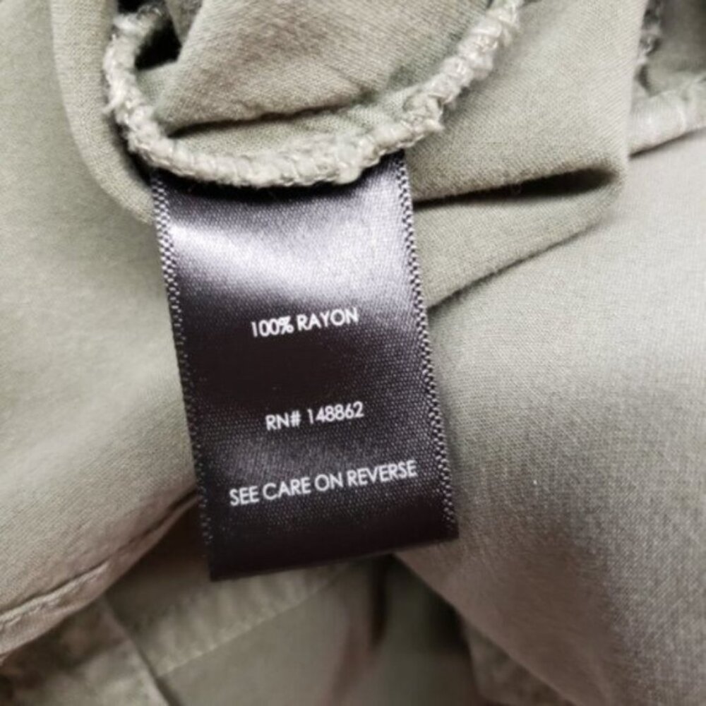 torrid Olive Green Button-Front Utility Tunic - Picture 9 of 14